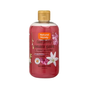 NATURAL HONEY Good feelings romantic garden Gel para ducha o baño con aroma a nardo negro y orquídea 500 ml.