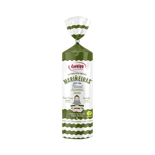 DAVEIGA Galletas marineras con aceite de oliva e ingredientes 100% naturales 200 g.