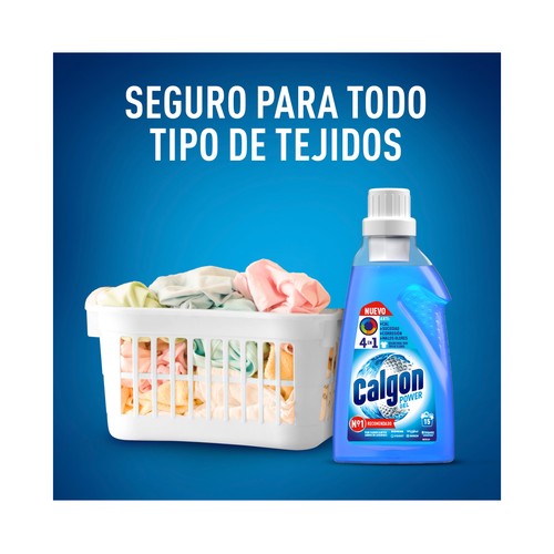 CALGON Limpiador antical líquido para lavadora power 750 ml.