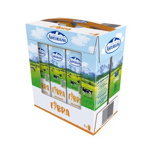 precios Central Lechera Asturiana Preparado Lácteo Semidesnatado, Enriquecido Con Fibra Fibra 6 X 1 L. en Alcampo