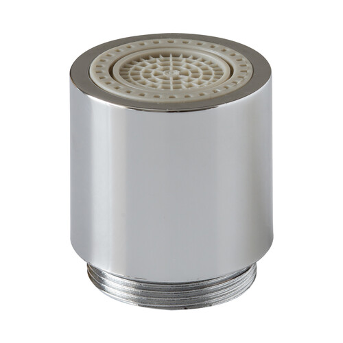 Atomizador universal, rosca exterior M28, con doble filtro, color plata, FONTBRICO.