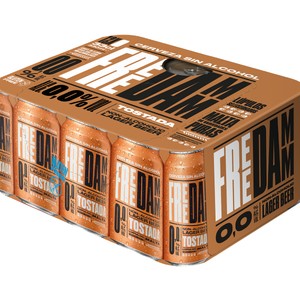 Cerveza tostada sin alcohol en lata 33 cl. pack 12 uds