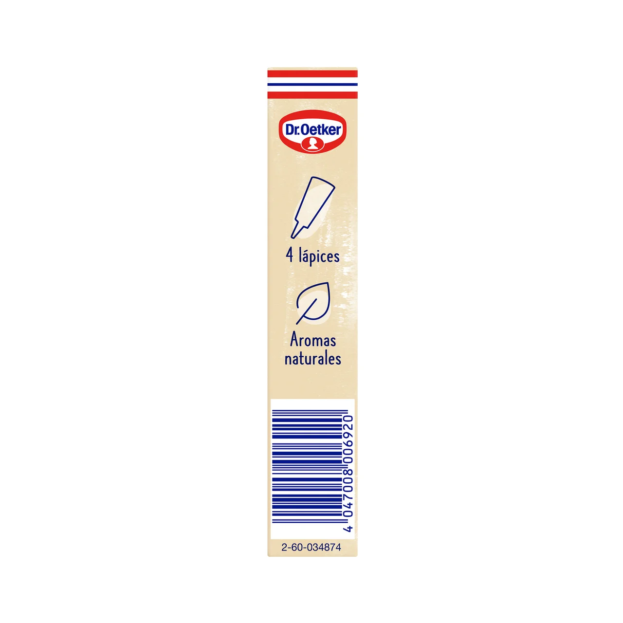 DR. OETKER Lápices pasteleros DR. OETKER 76 g.