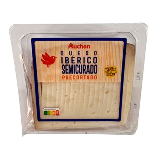 AUCHAN Queso cortado semicurado YA CORTADO 250 g. Producto Alcampo