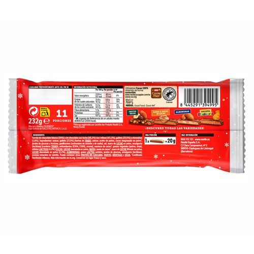 NESTLÉ Turrón extrafino Filipinos 232 g.