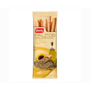QUELY Palitos pan pipas QUELYV 50 gramos.