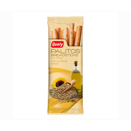 QUELY Palitos pan pipas QUELYV 50 gramos.