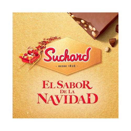 SUCHARD Turrón de chocolate crujiente mini surtido 130 g.
