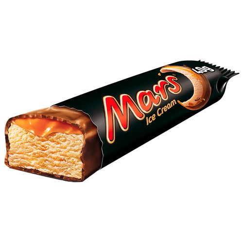 MARS Snack cremoso de caramelo recubierto de chocolate 6 x 60 ml.
