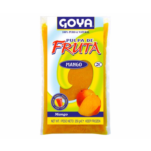 GOYA Pulpa de mango congelada GOYA 250 g.