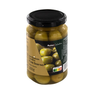 Imagen de PRODUCTO ALCAMPO Collection Aceitunas manzanilla gigantes con hueso 200 g.
