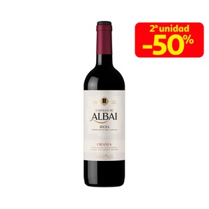 CASTILLO DE ALBAI Vino tinto crianza con D.O. Ca. Rioja botella 75 cl.