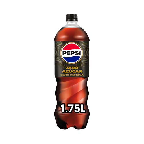 PEPSI MAX  Refresco de cola Zero sin cafeína y sin azúcar botella 1,75 l.