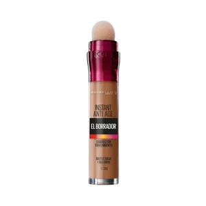 MAYBELLINE El borrador tono Tan (moreno) Maquillaje corrector de imperfecciones, manchas y pequeñas arrugas.