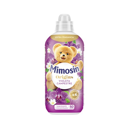 MIMOSIN Origins Suavizante concentrado con aroma a violeta campestre, 50 lavados.