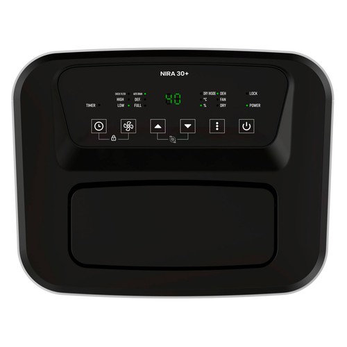 Deshumidificador SUPRA Nira 30+ , 30 l/d, temporizador hasta 24h, potencia 450W.