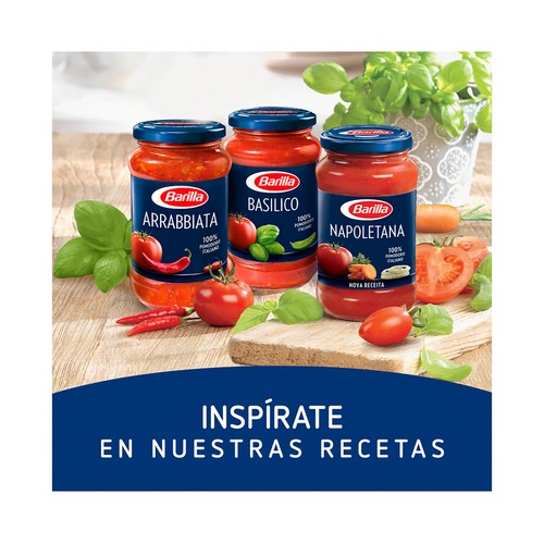 BARILLA Salsa Olive con base de tomate y aceitunas sin gluten 400 g.