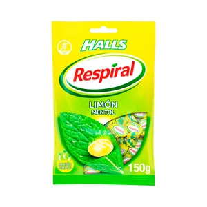 RESPIRAL Caramelos de limón y mentol 150 g.