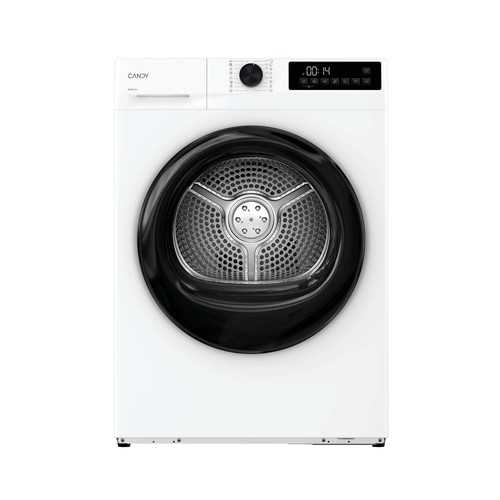 Secadora por condensación con bomba de calor CANDY GDL 8N1B-S, capacidad de secado: 8KG, clasificación energética: E, H: 85cm, A: 60cm, F: 59cm.