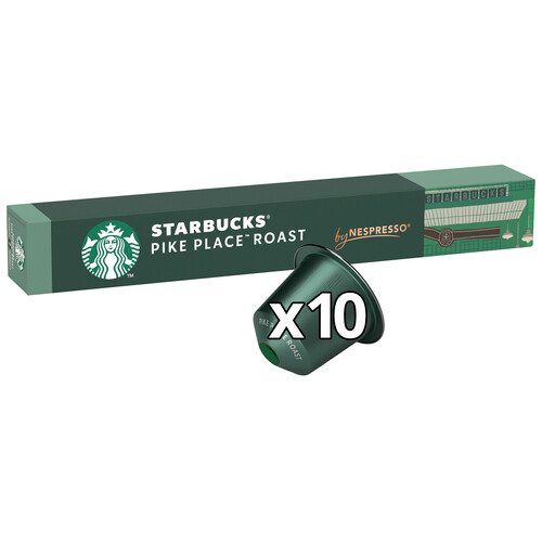 Café Pike Place Lungo, Intensidad 7 STARBUCKS 10 uds. 53 g.