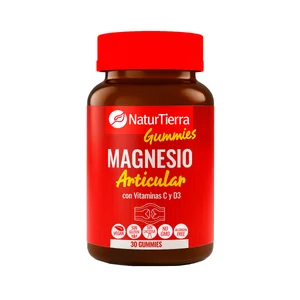 NATURTIERRA Articular Gominolas (gummies) Magnesio con vitaminas C y D3 30 uds. 
