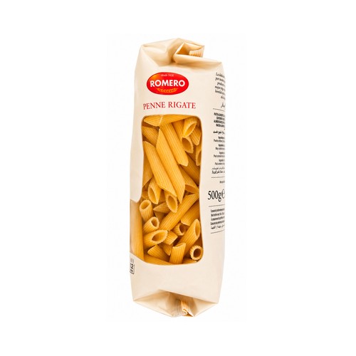 ROMERO Pasta Penne Rigate - 500g.