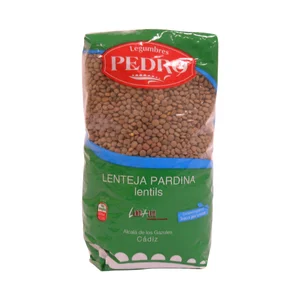 PEDRO Lenteja Pardina PEDRO paquete de 1 kg.