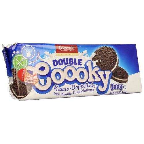 COPPENRATH Galletas de chocolate Sin Gluten COPPENRATH DOUBLE COOOKY 300 gr.