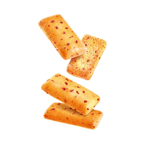 SNATT´S Bocaditos snaks de pan con sabor a jamón y a tomate 110 g.