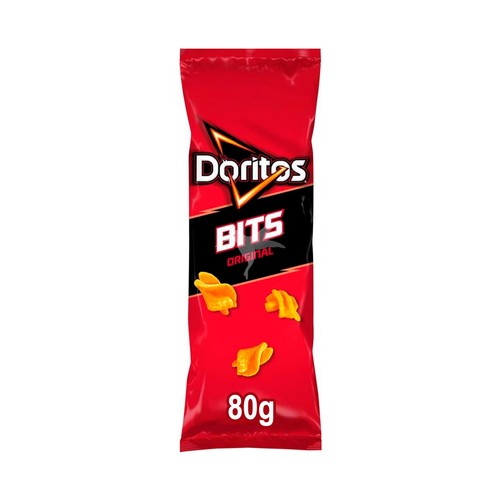 DORITOS Aperitivos de maíz bits con sabor a BBQ 80 g.
