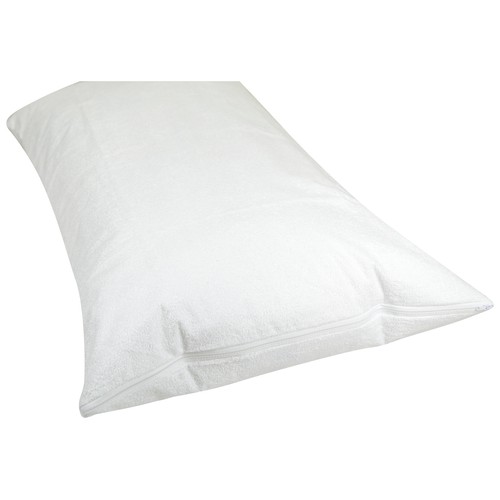 Funda protectora de almohada tejido rizo bambú para almohadas de 90 centímetros PRODUCTO ALCAMPO 1 unidad.