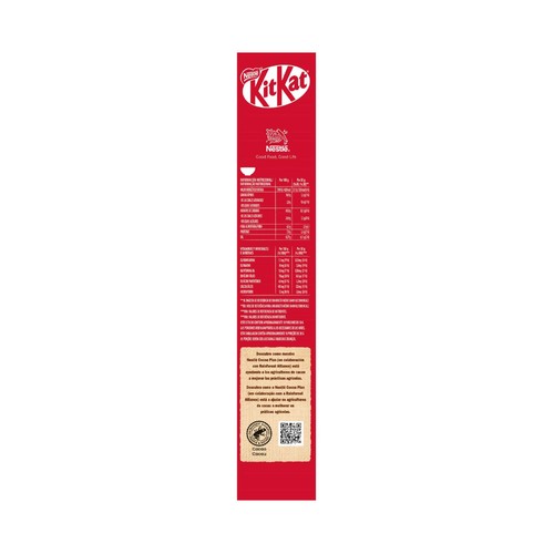NESTLÉ Cereales de chocolate, avellana y kit kat 300 g.