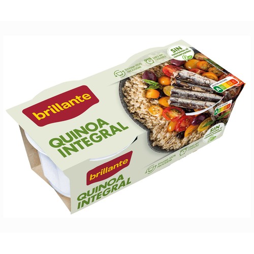 BRILLANTE Quinoa integral 2 x 125 g.