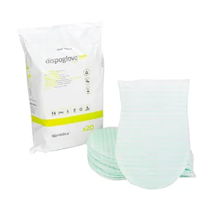 DISPOGLOVE Guantes jabonosos con aloe vera y pH 5.5 20 uds.