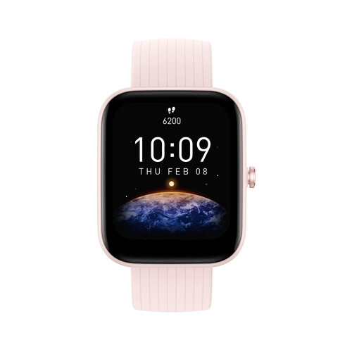 AMAZFIT Bip 3 Pro rosa, Smartwatch 4,29 cm (1,69), frecuencia cadiáca, 60 modos, Bluetooth.