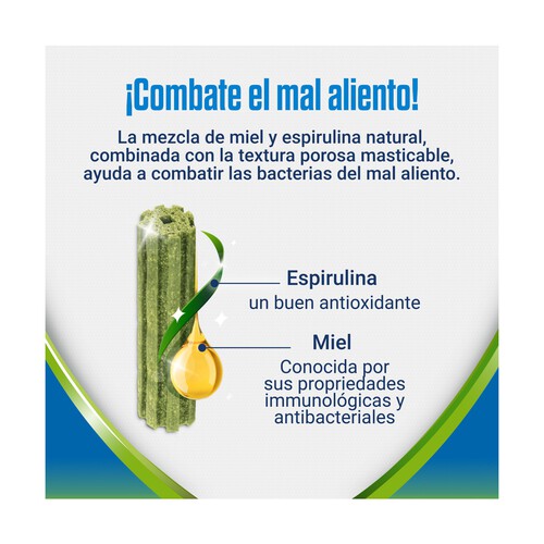 DENTALIFE Snack dental perros 7 a 12 kg PURINA DENTALIFE ACTIVFRESH 4 uds.