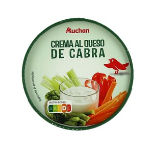 Imagen de AUCHAN Crema de queso de cabra para untar 125 g. Producto Alcampo