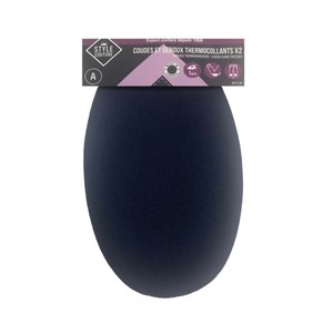 Imagen de Codera termoadhesiva, color azul marino, set de 2 unidades, STYLE.