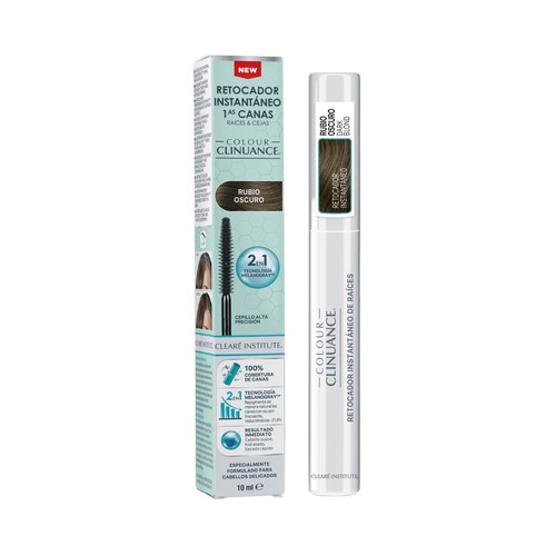 CLEARÉ INSTITUTE Colour clinuance tono rubio oscuro Retocador de raices y cejas.