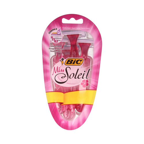 Máquina desechable de tres hojas BIC Miss soleil 3 uds.