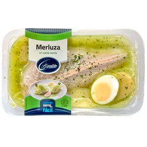GIRLADO Merluza en salsa verde 300 g.