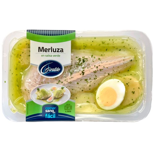 GIRLADO Merluza en salsa verde 300 g. 