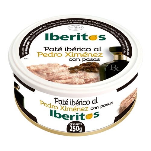 IBERITOSPateibericoPedroXimenezconpasas250g.