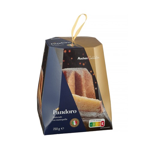 VENDOME Pandoro tradicional elaborado en Italia con mantequilla 750 g.