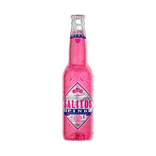 SALITOS PINK Cerveza aromatizada frutos rojos 330 ml.