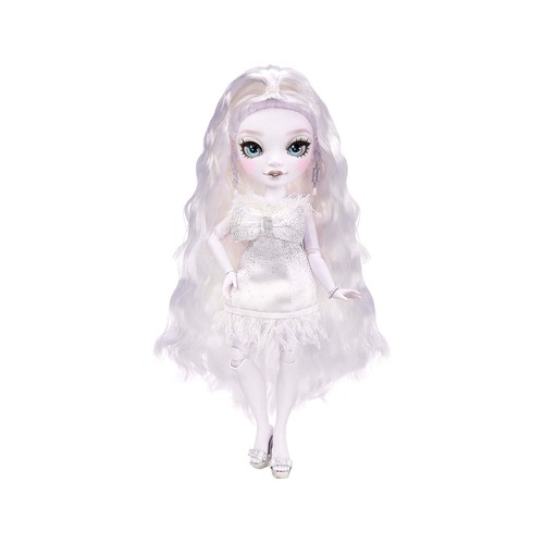 Muñeca blanco y negro Natasha Zima con accesorios, RAINBOW HIGH Shadow.