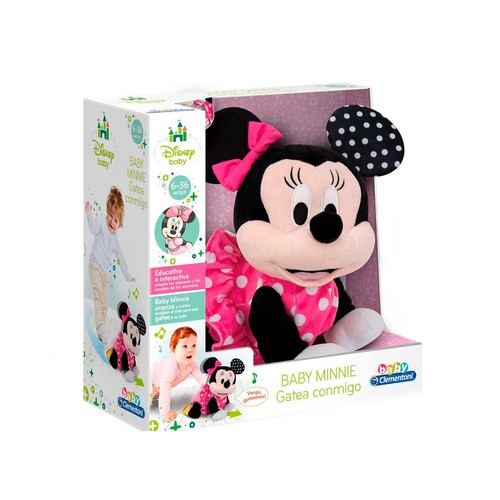 Peluche Disney baby Minnie gateos, +6 meses, CLEMENTONI.
