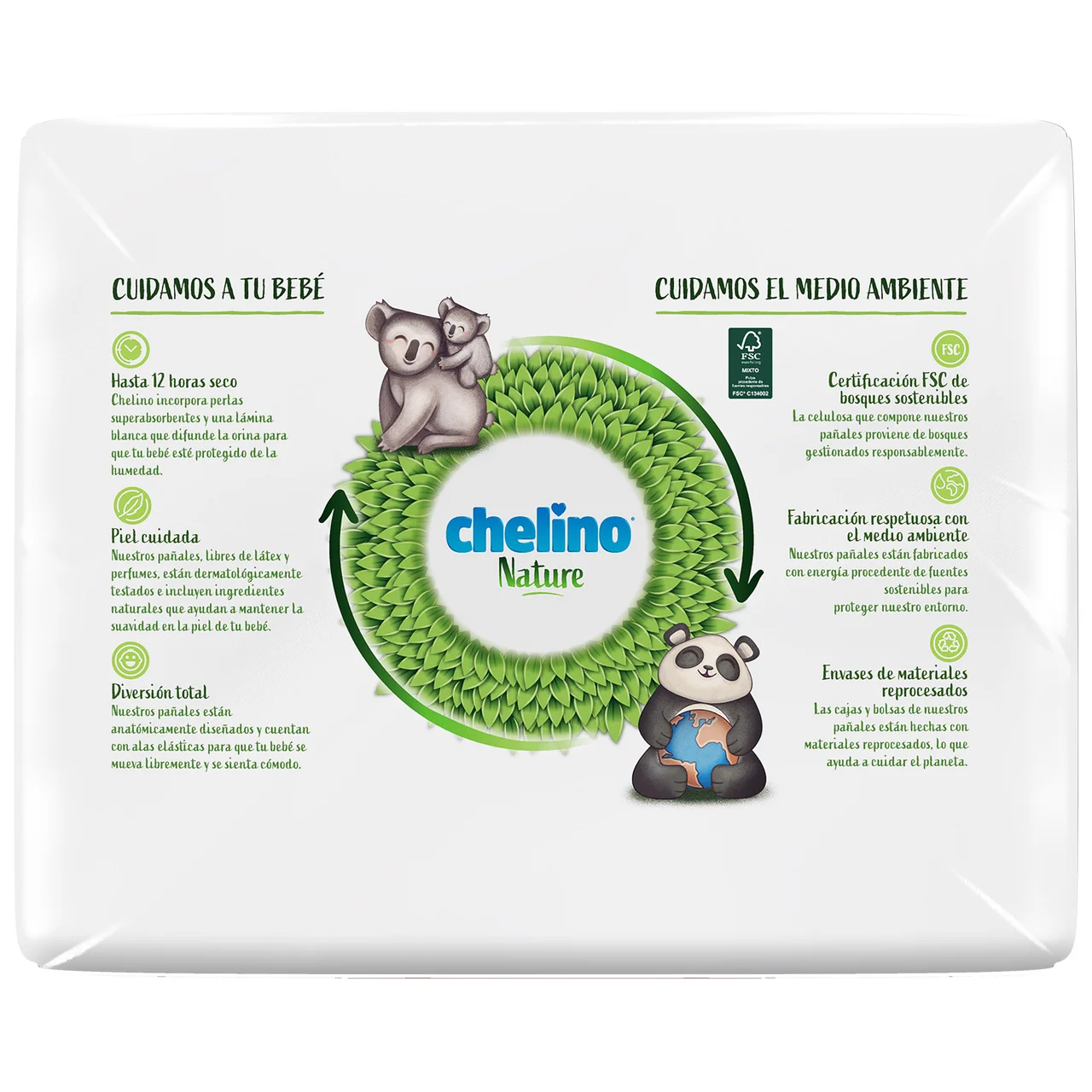 CHELINO Nature Pañales talla 5 (13-18 kg) 30 uds.