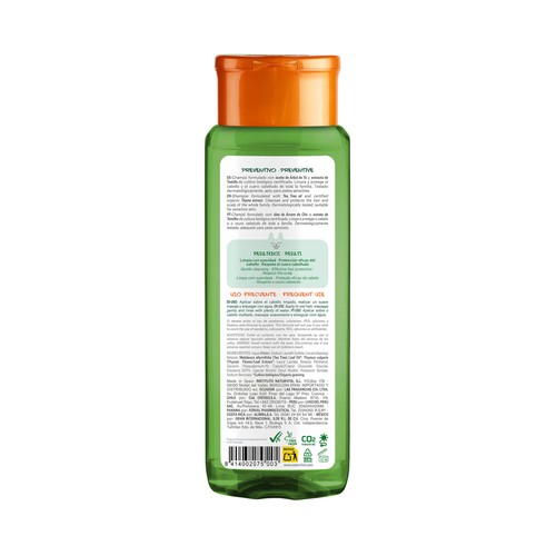 NATUR VITAL Happy kids Champú preventivo con aceite de árbol de té 300 ml.