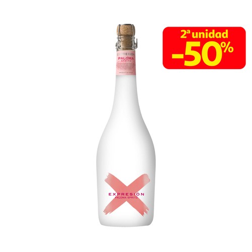 EXPRESION Vino espumoso con sabor a cocktel paloma botella 75 cl.